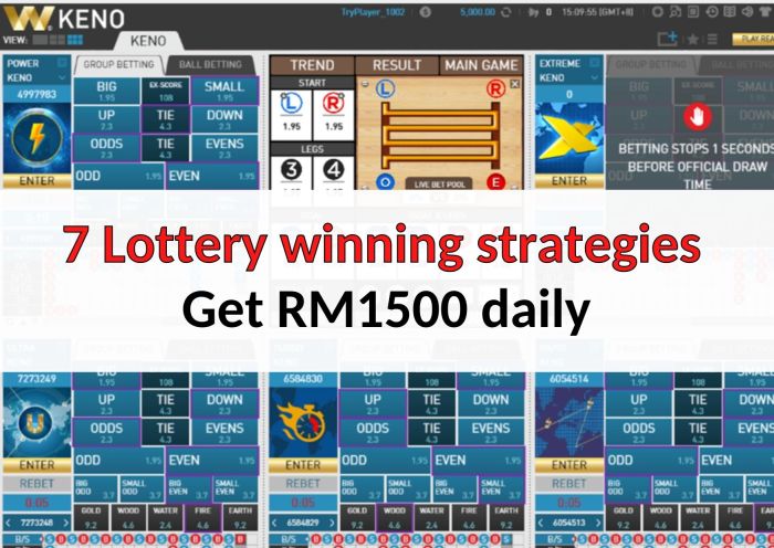 Pick lottery strategy wins