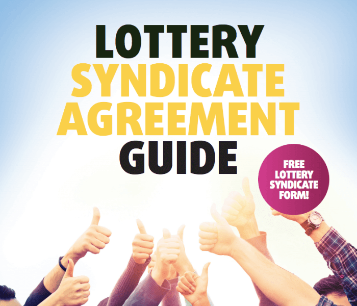 Syndicate lottery member