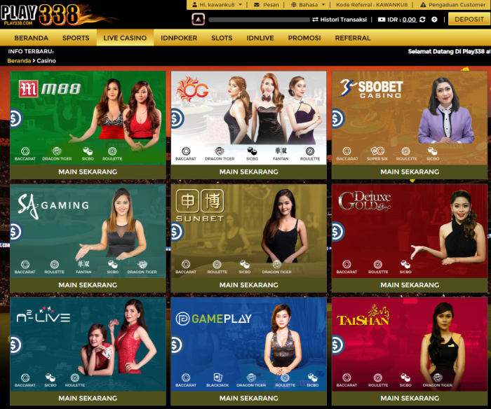 Casino permainan terpopuler