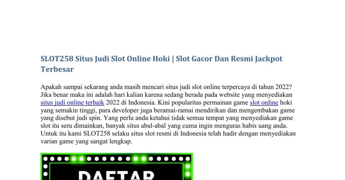 Hoki slot